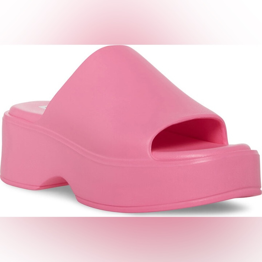 Steve Madden slinky j - pink - brand new spring platform slip on shoe